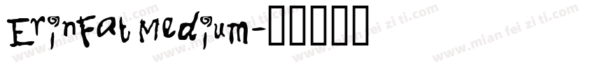 ErinFat Medium字体转换